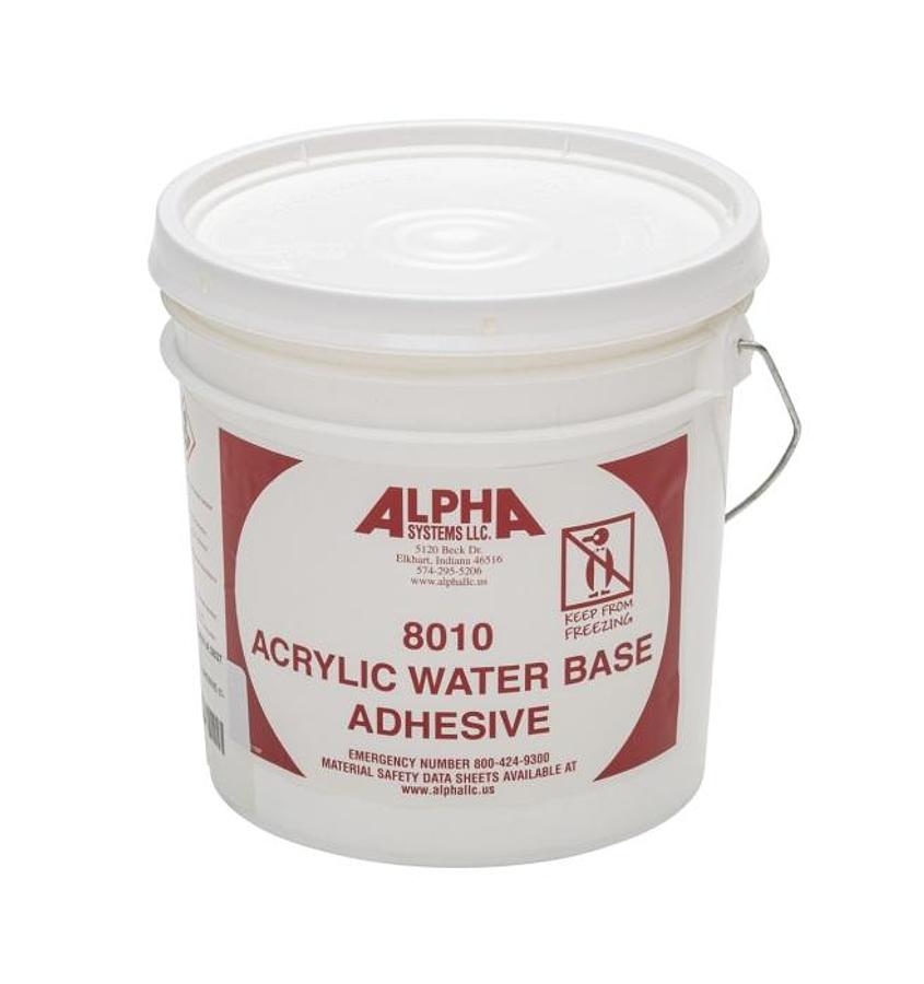 8011 Waterbase Adhesive (1 Gallon)