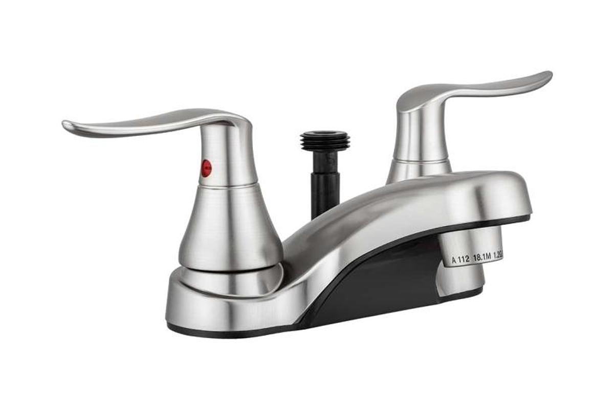 Elegant Rv Lavatory Faucet W/ Diverter - Brushed Satin Nickel
