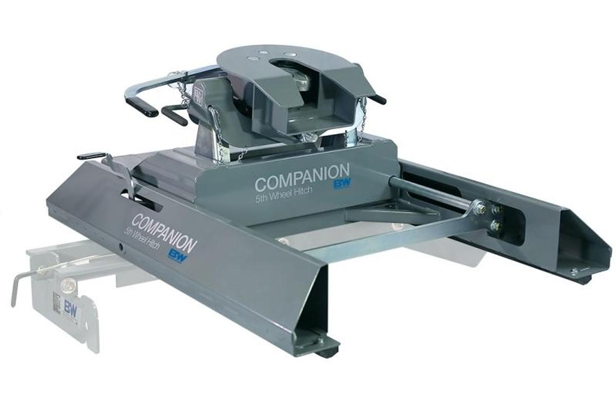 B&w Fifth Wheel Hitch 25k For Flatbed (2 Box Kit: Rvb3055/rvc3006)