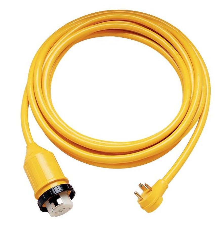 50a To 30a Power Supply Adapter Cord - Detachable 25'