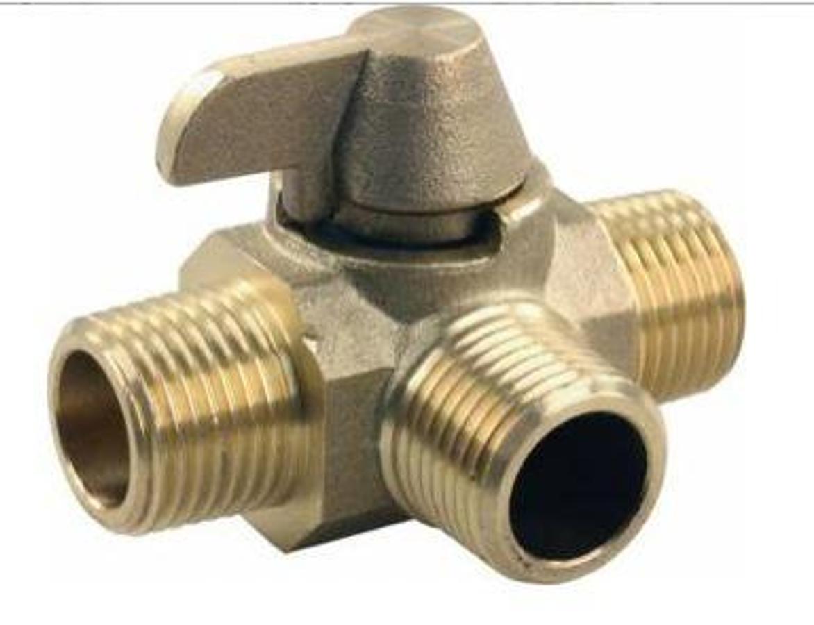 3-way Diverter Valve, M/m/m