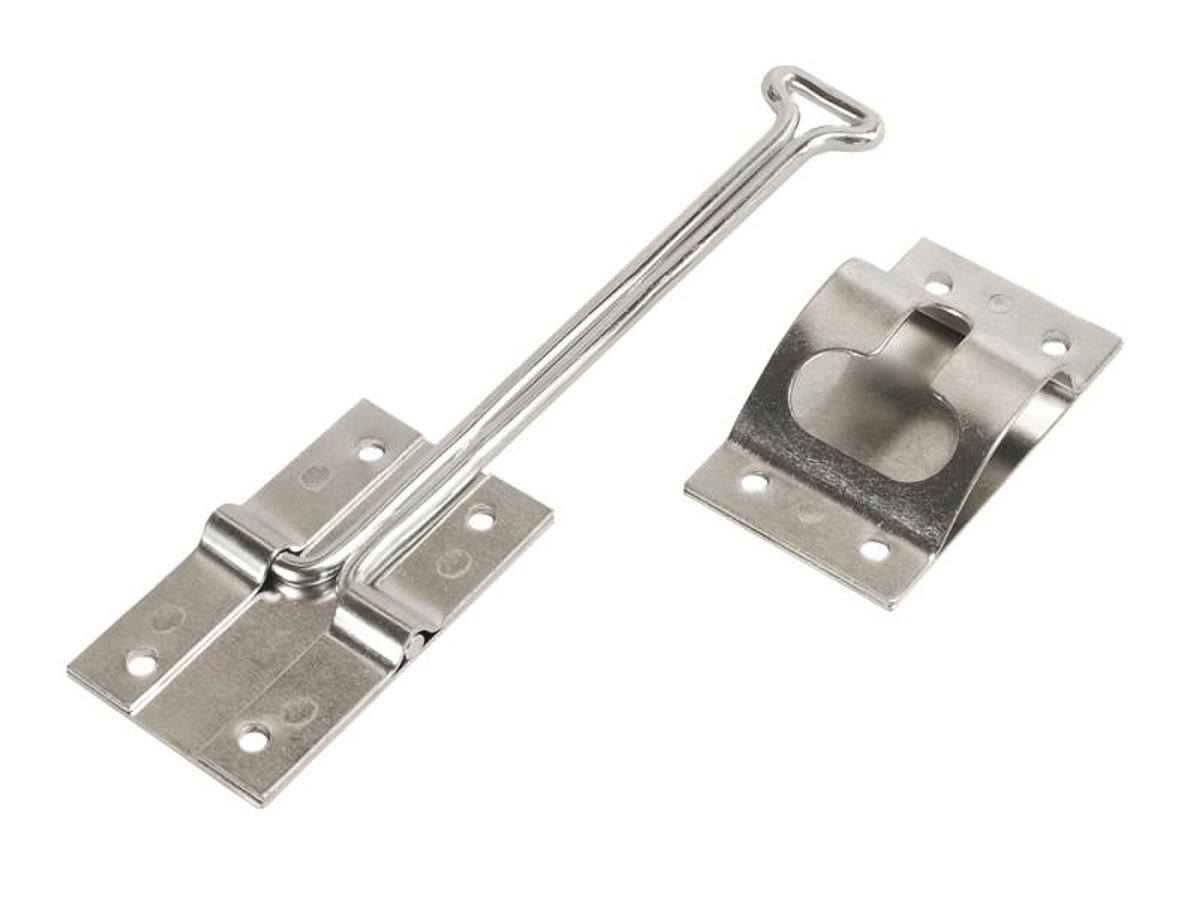 Entry Door Holder, Self Closing, 6"- Stainless Steel