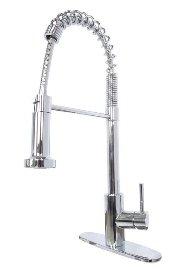 Single Lever Spring Faucet - Chrome