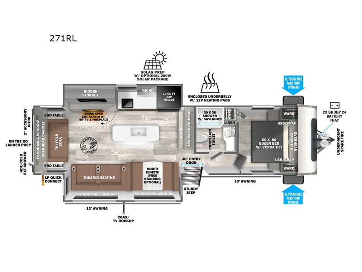 New 2026 Forest River RV Salem Hemisphere 271RL
