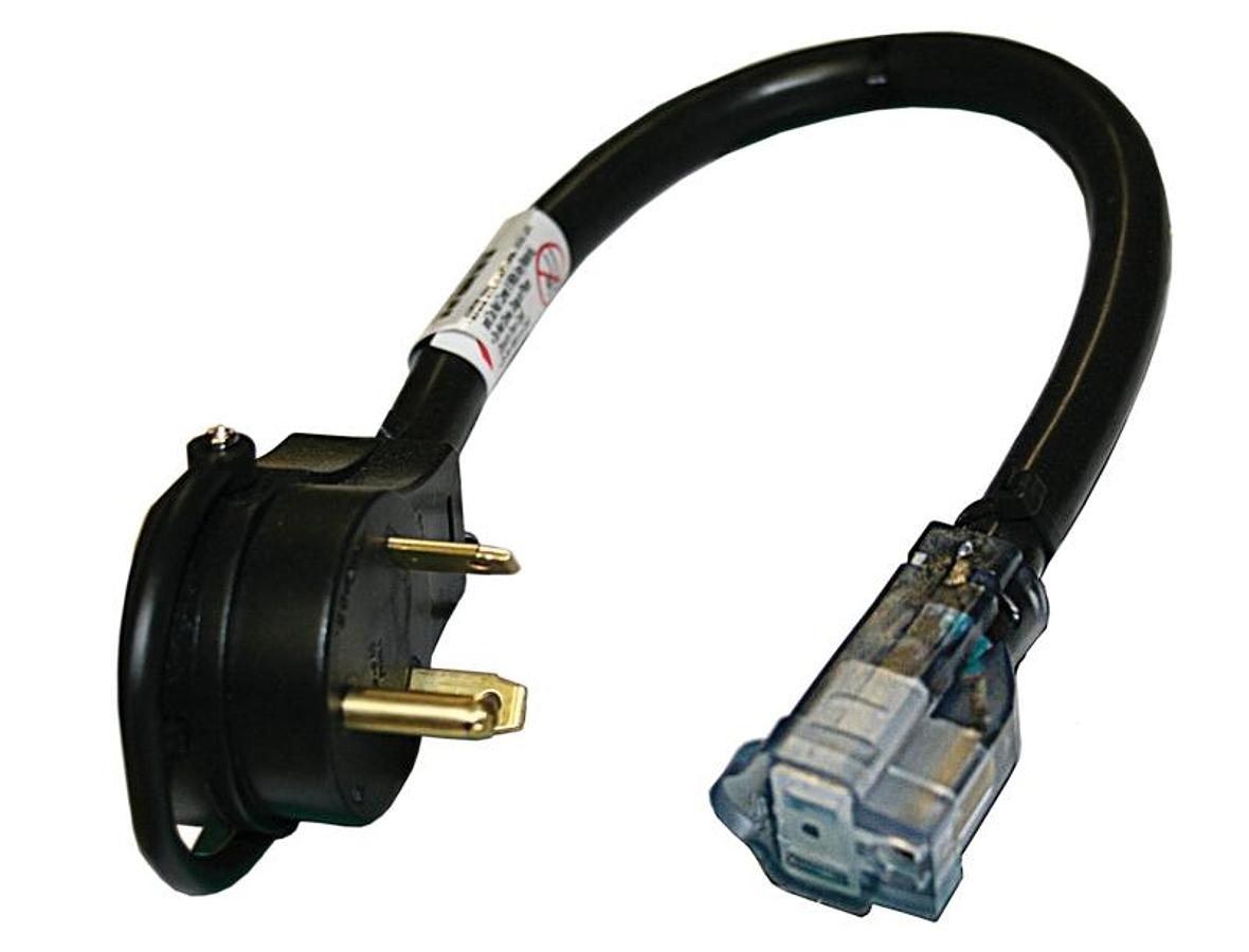 Adapter Conversion 14/3-18" 15 Amp Female To 30 Amp Male