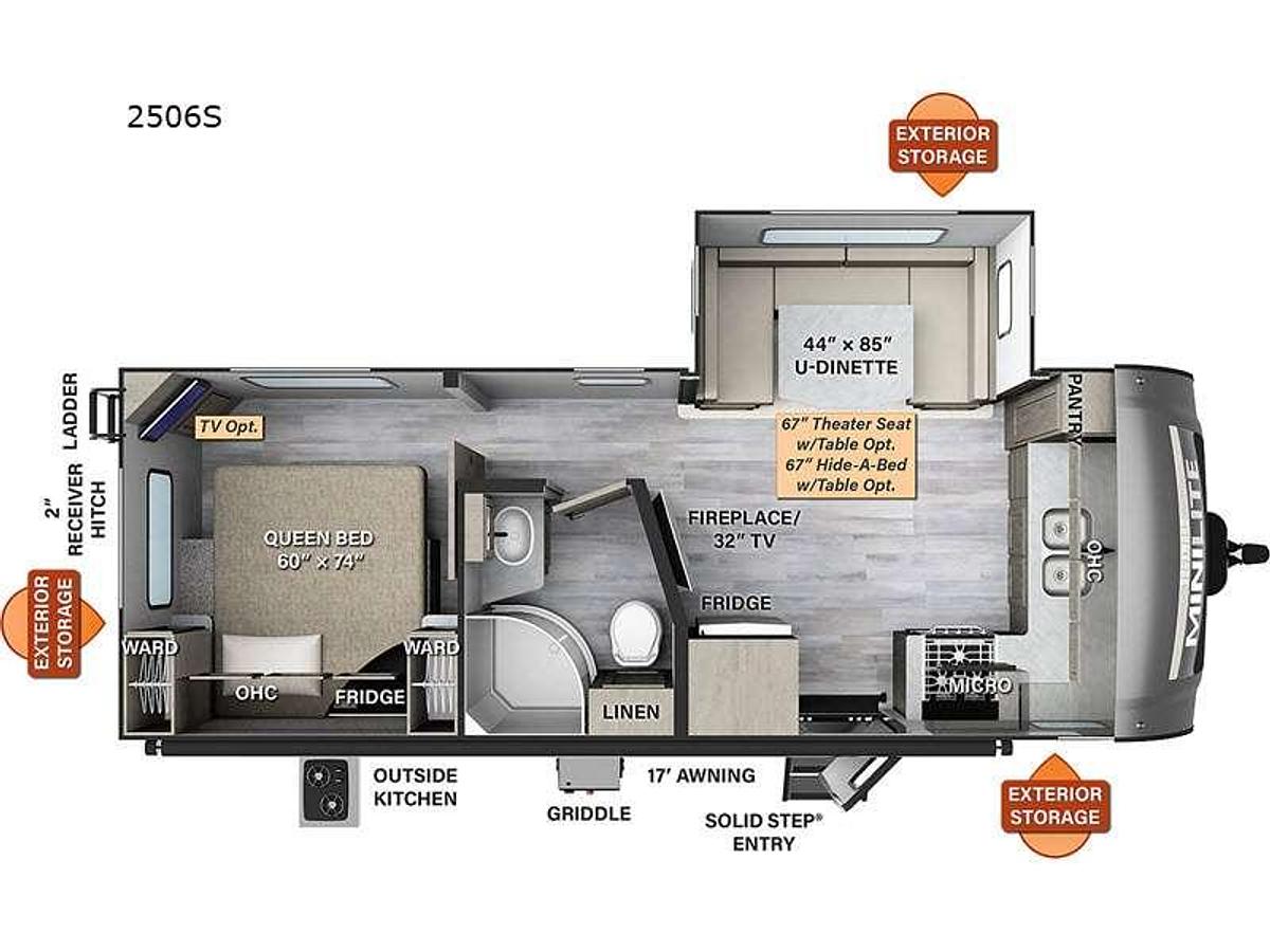 Used Used 2024 Forest River RV Rockwood Mini Lite 2506S