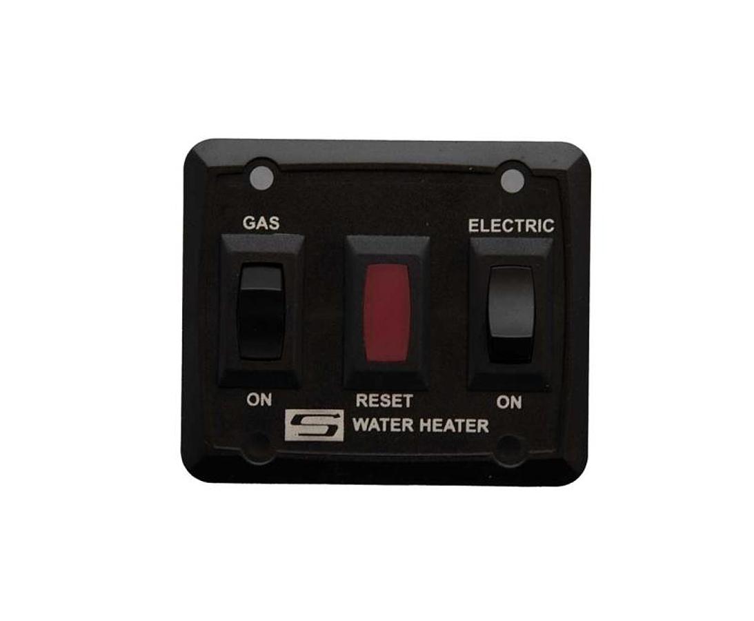 Suburban Switch Plate & Lite Assembly, Black