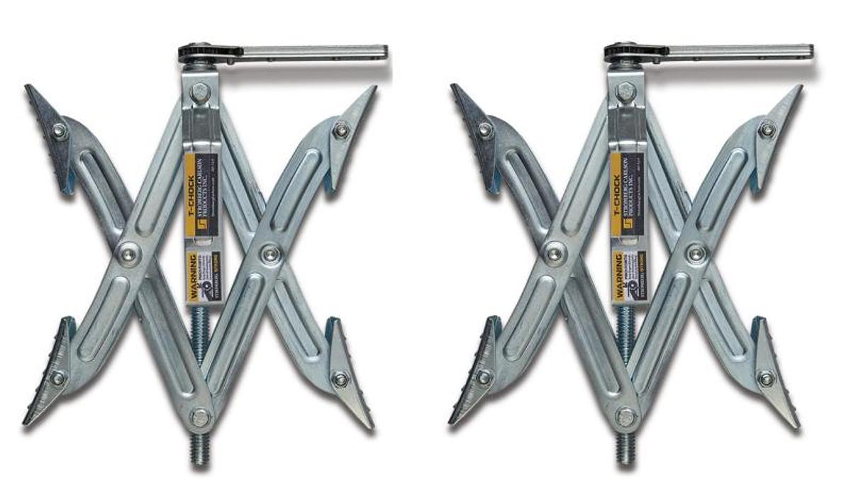 T-chock W/ Wrench - 2 Pack