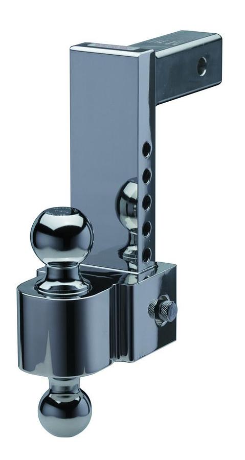 Fastway 8" Adjustable Pin Style Aluminum Ball Mount 2" & 2 5/16" Chrome Balls