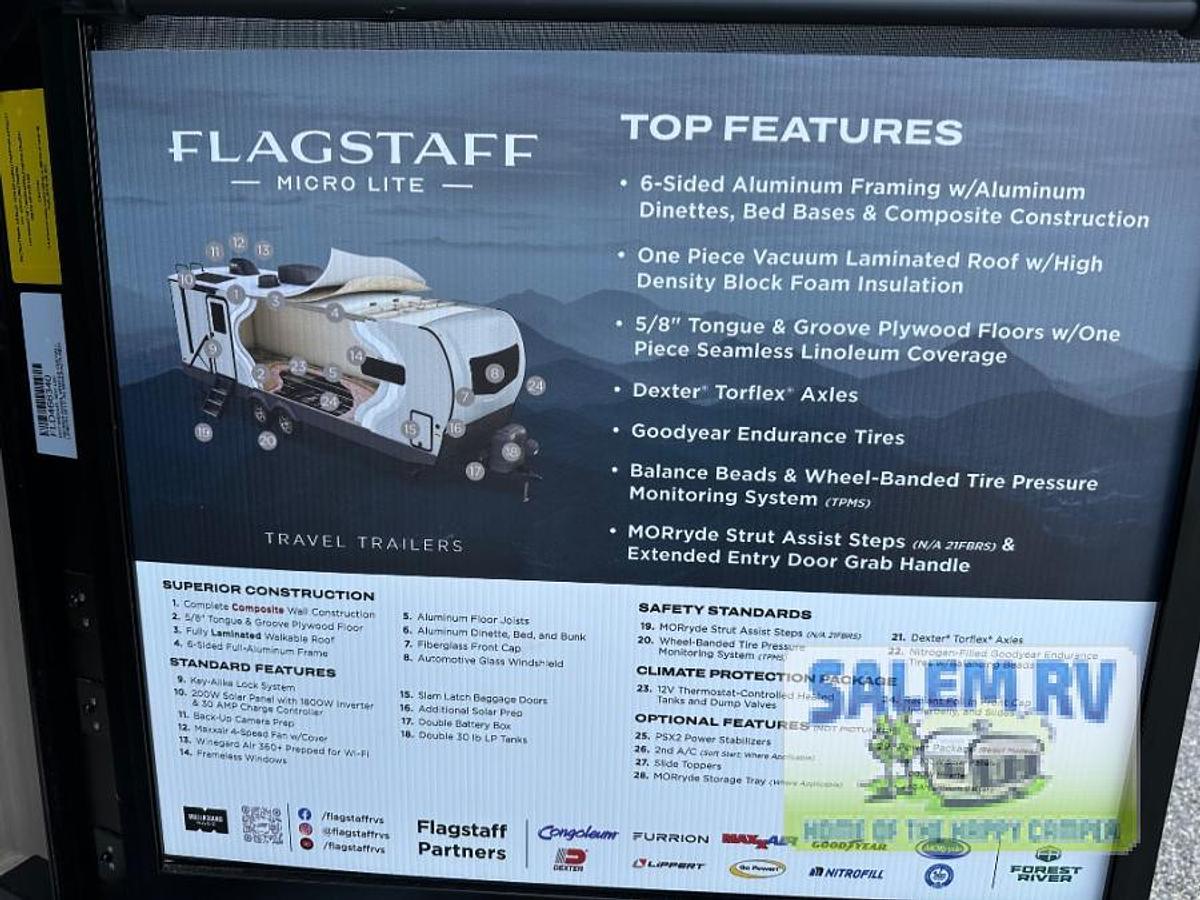 New 2026 Forest River RV Flagstaff Micro Lite 25FKB