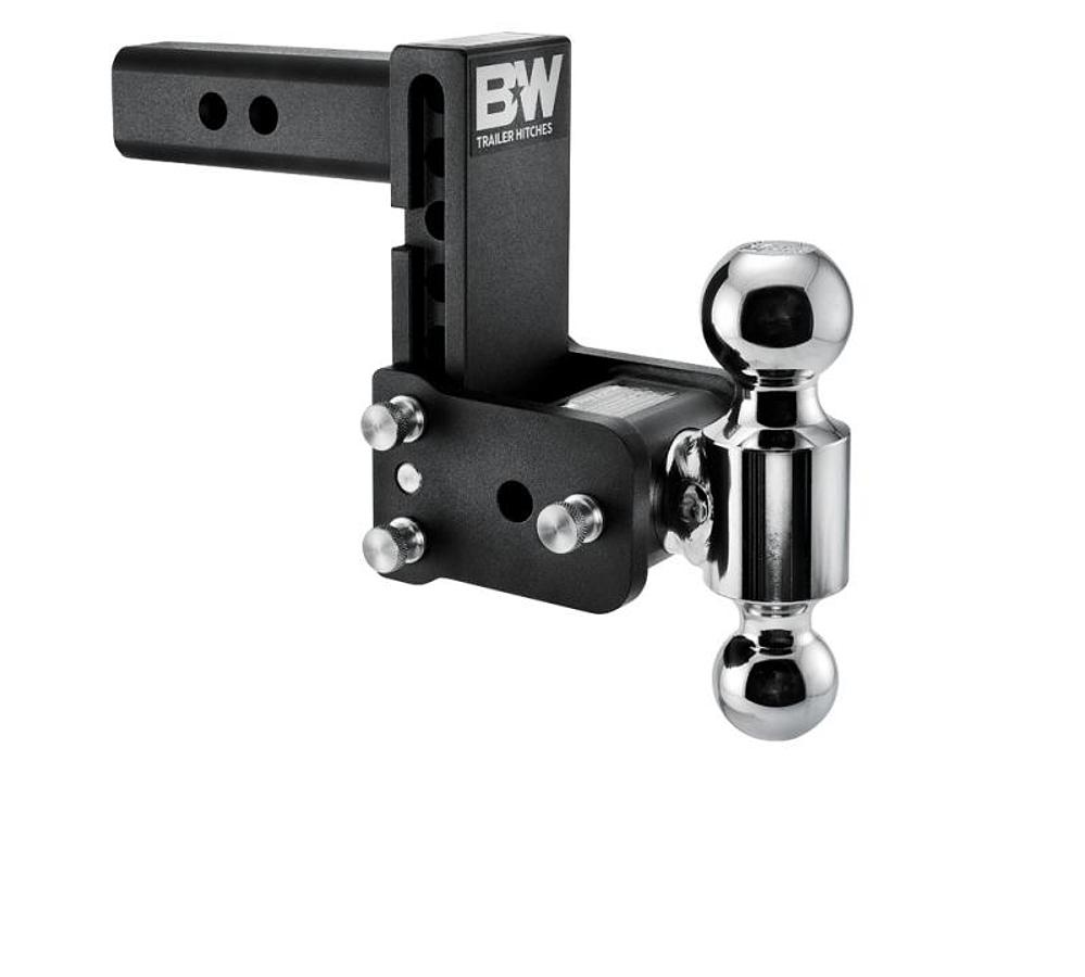 Dual Ball Adjustable Ball Mount - 2"&2-5/16" Chrome Balls