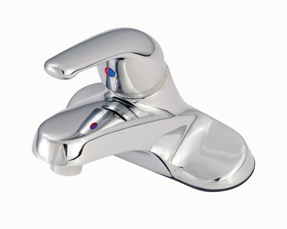 Lavatory Faucet 4" Chrome Single Lever W/ Blade Handle