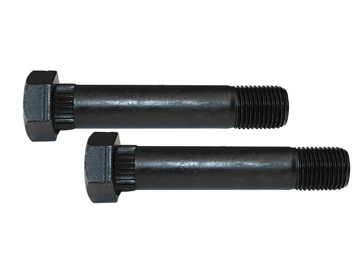 Suspension Bolt - Diameter: 9/16"- 18 Length 3" Splined Shackle Bolt Finish: Oiled