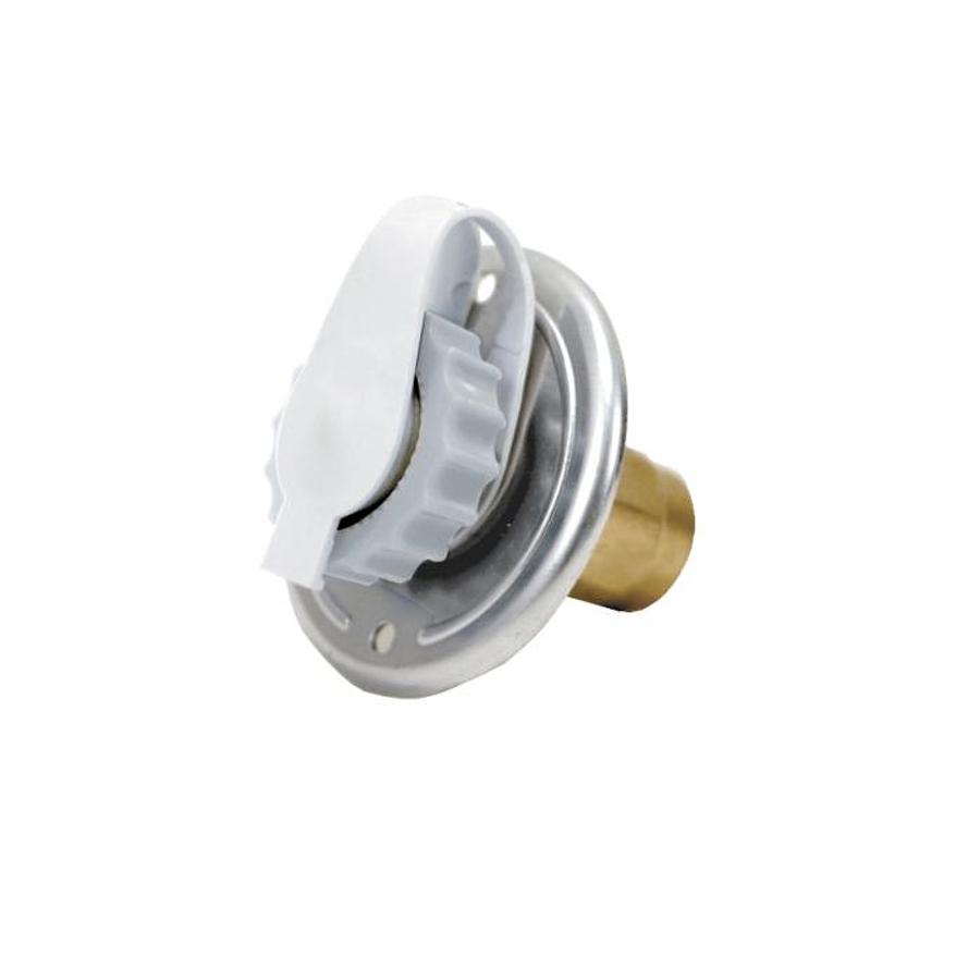 City Water Inlet - Flush Mount Alum Finish, Bulk