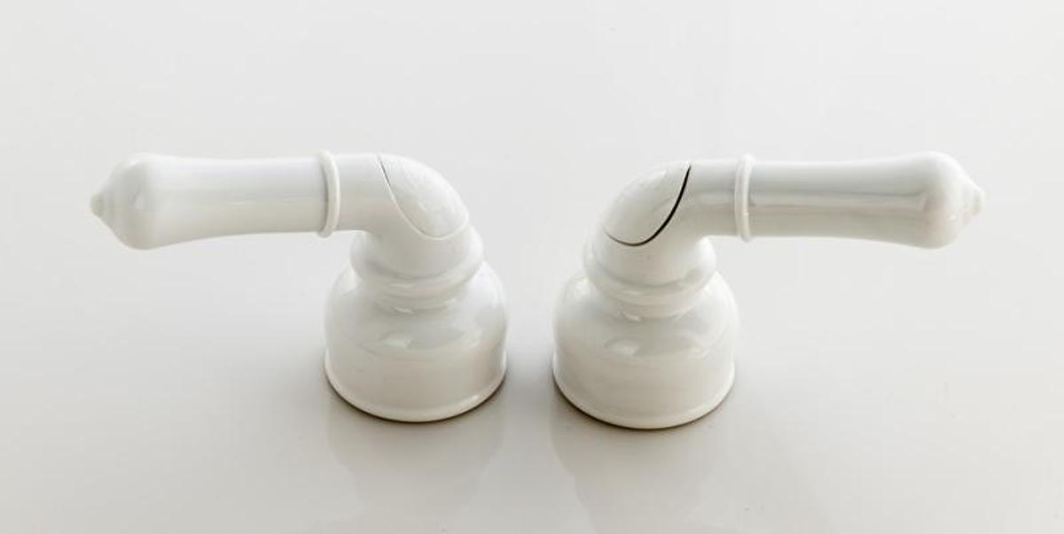 Hot & Cold Teapot Handles - White