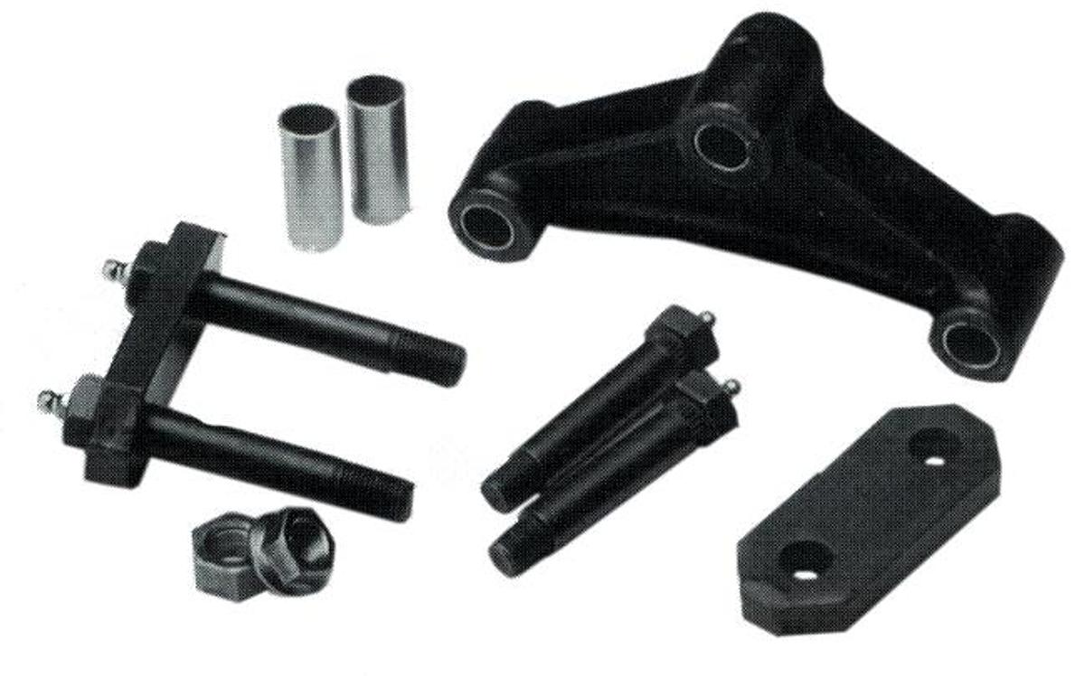 Heavy Duty Suspension Kit - For 1-3/4 Inch Wide, Double Eye Springs - Tandem Axles