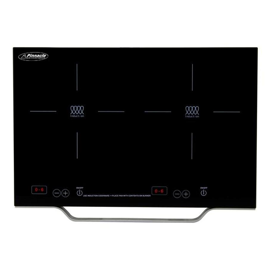 Pinnacle Portable Cooktop Double Burner Induction Black