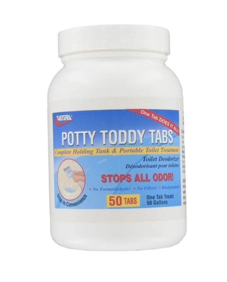 Potty Toddy Tabs - Bottle Of 50 Tabs