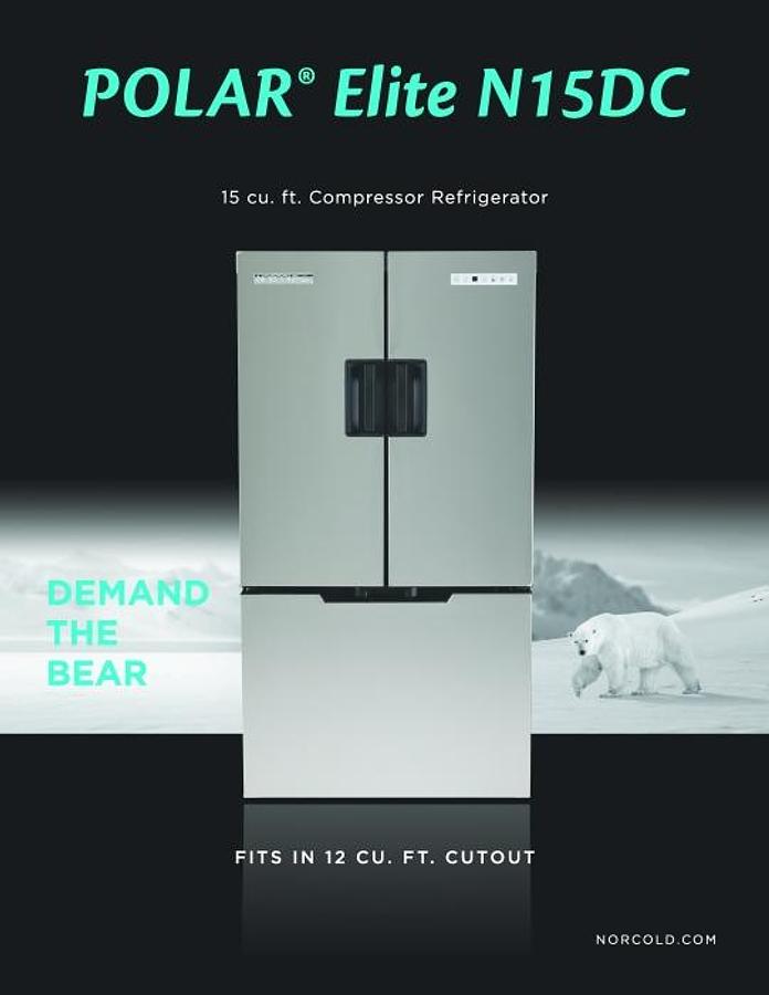 Polar Series Refrigerator 2-way W/ice Mkr 15 Cu Ft