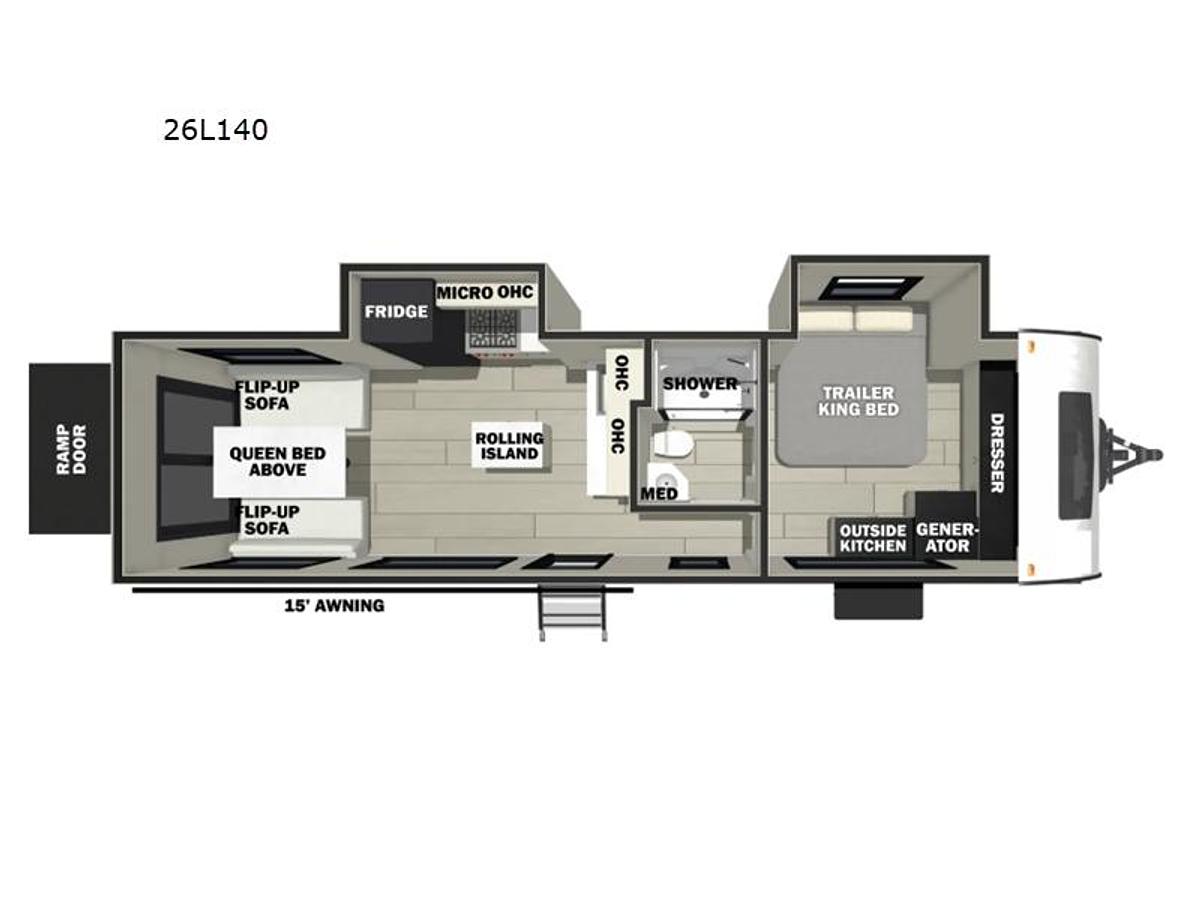New 2026 Forest River RV Vengeance Rogue Armored 26L140