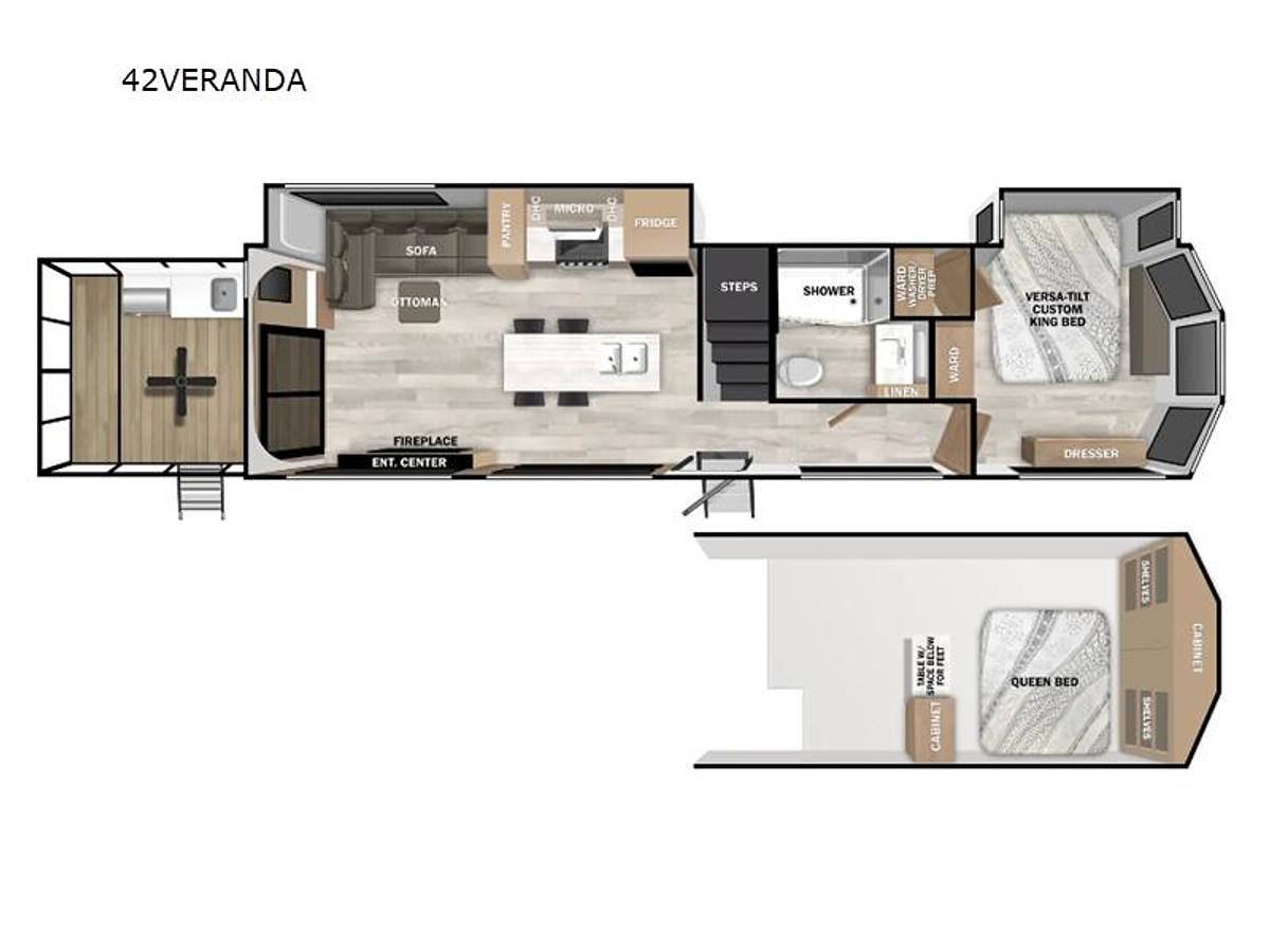 New 2025 Forest River RV Salem Grand Villa 42VERANDA