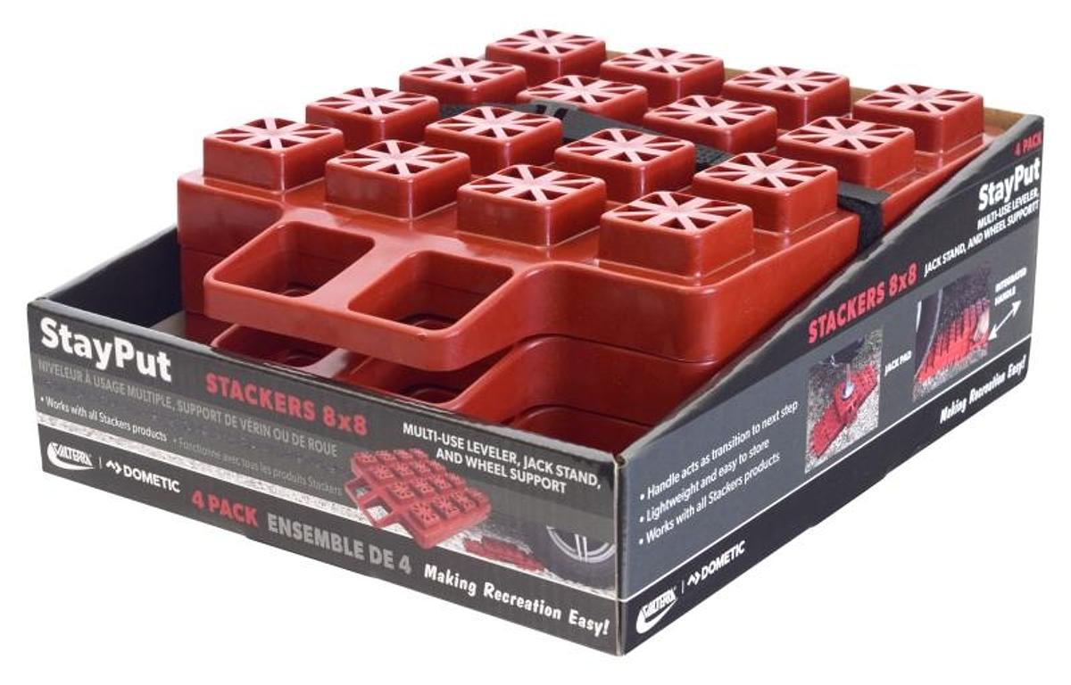 Stayput Stackers 8 X 8, 4pk, Boxed