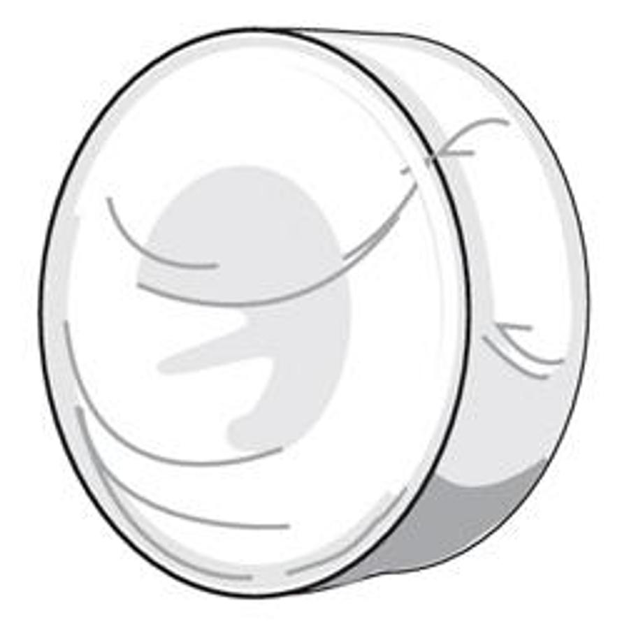 Spare Tire Cover - Wheel Diameter: 31" To 31-3/4" Snow White