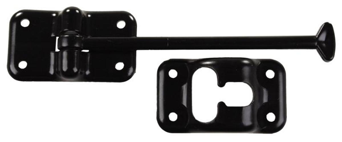 T-style Door Holder - 6" Black