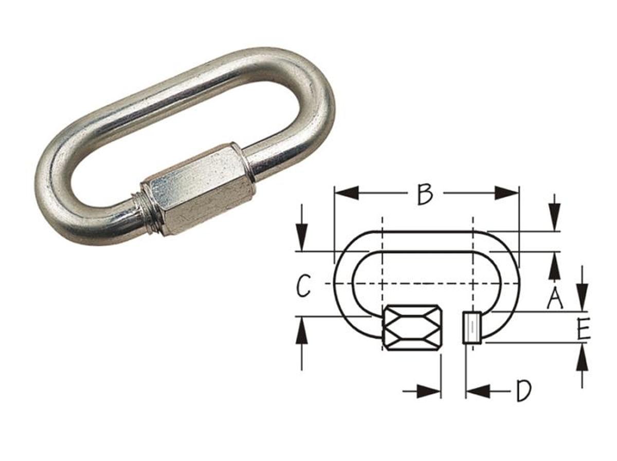 Quick Link 5/16" Diameter Galvanized