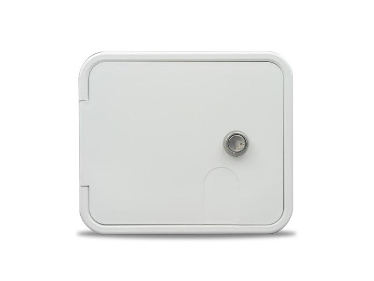Medium 30/50 Amp Electric Cable Hatch - White