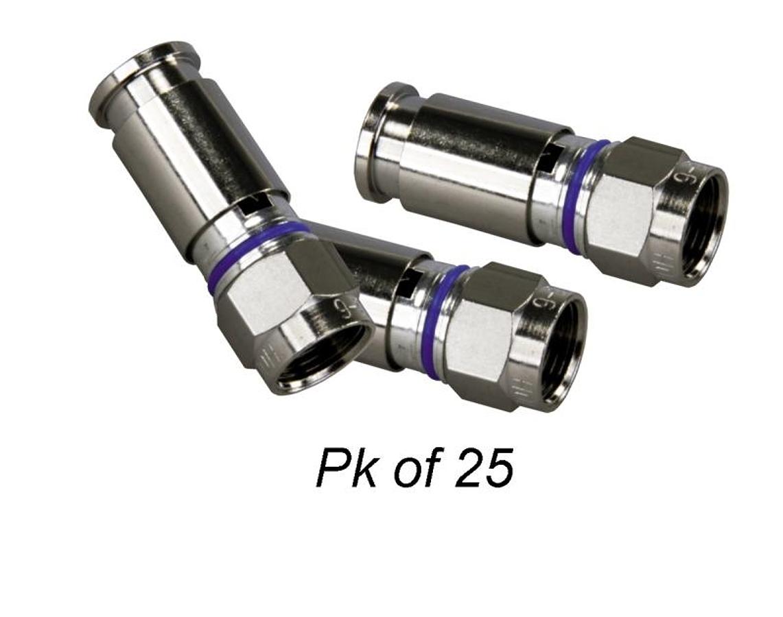 Hd/ Sat Rg6 Compression Fitting