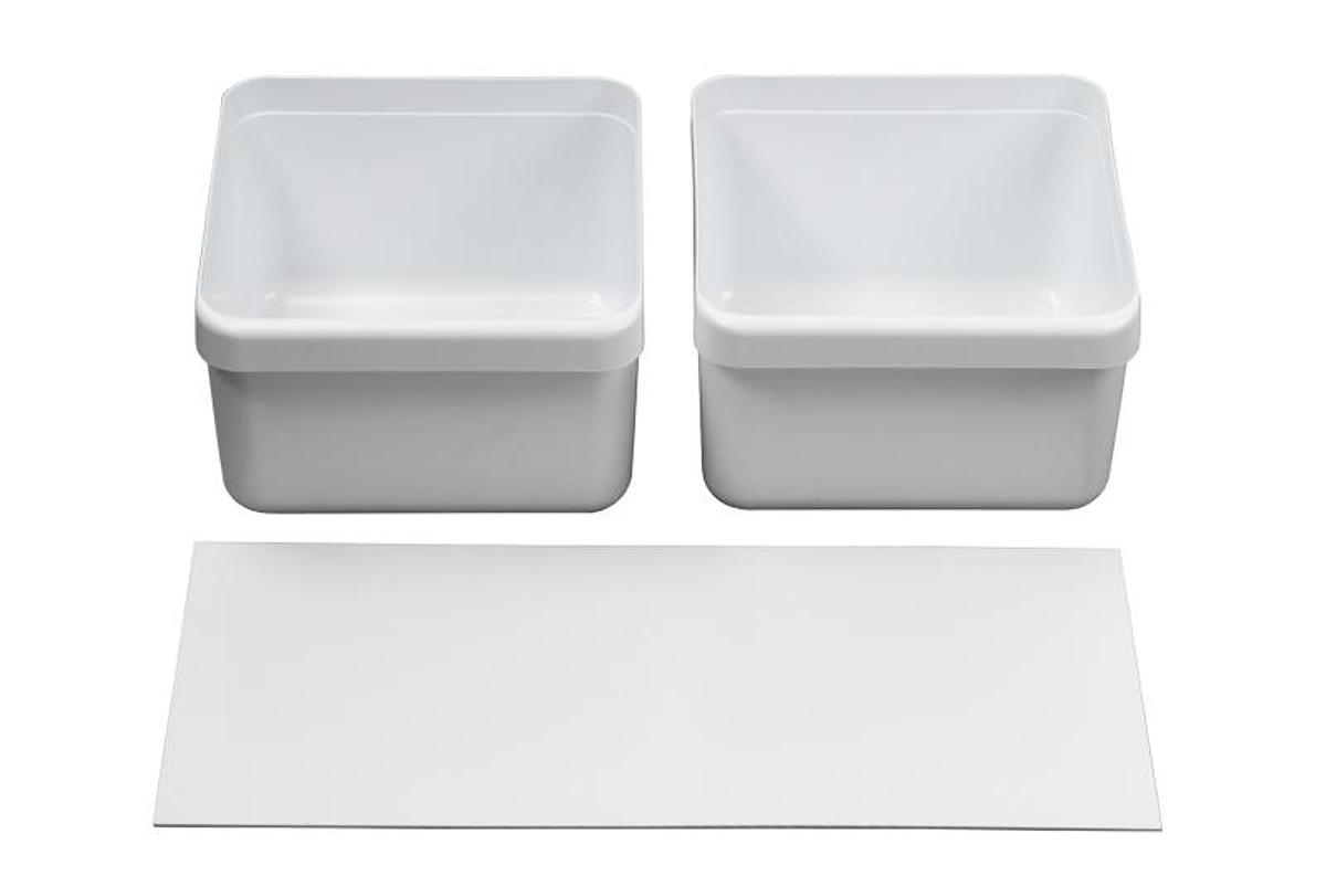 Crisper Bin Combo White