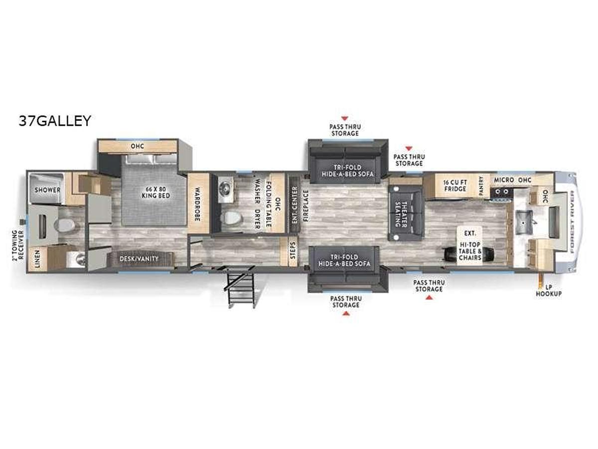 New 2026 Forest River RV Wildcat 37GALLEY