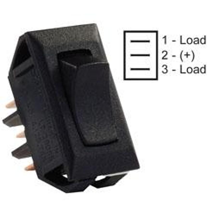 Switch On/off/on Standard Black 12v 1/pk