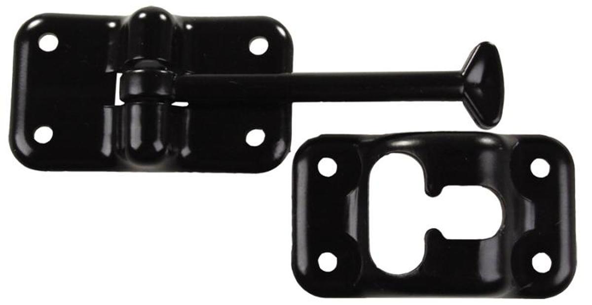 T-style Door Holder 3-1/2" Black