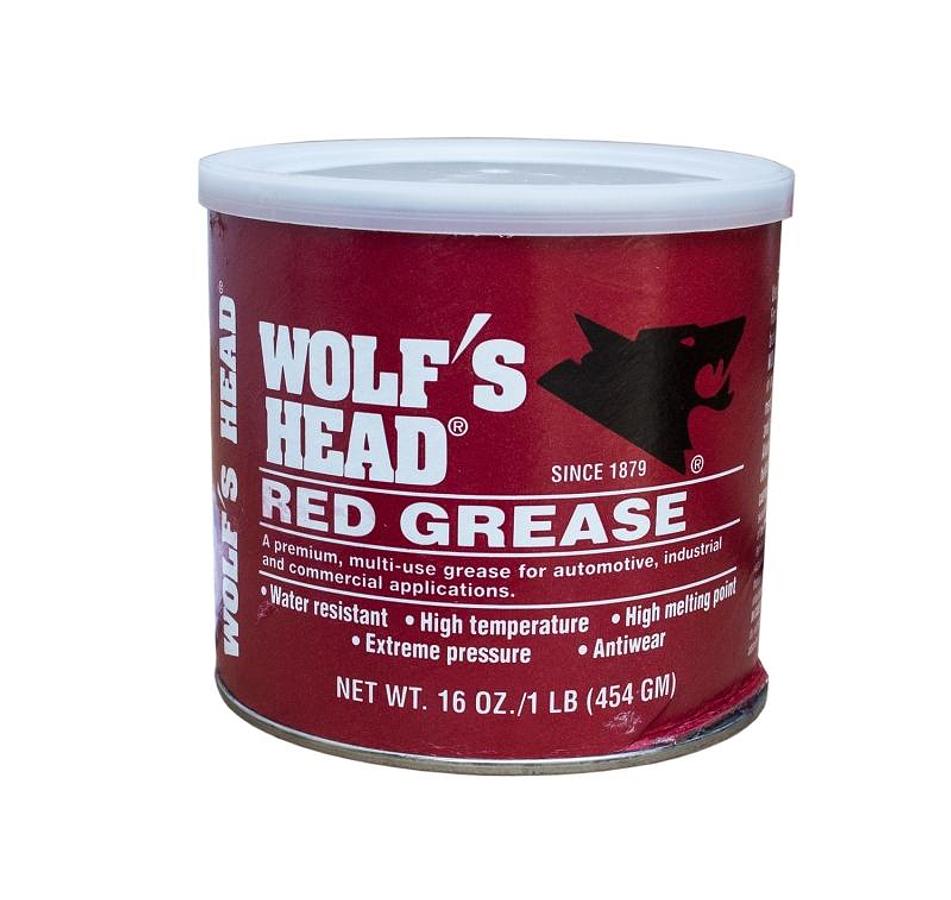 Wolf Heads Multi Purpose Red Grease 1 Lb. Can