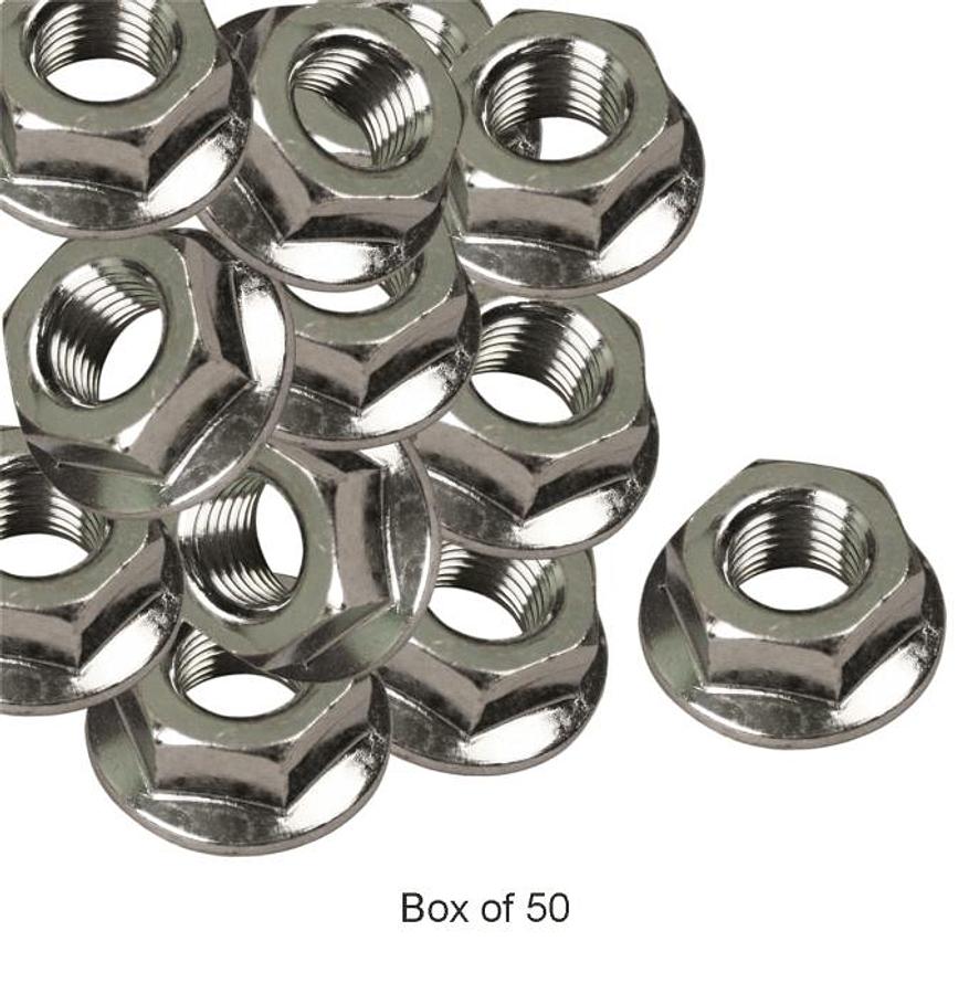 Shackle Lock Nuts For Wet Bolt  7/16"- 20 Thread  (box Of 50)