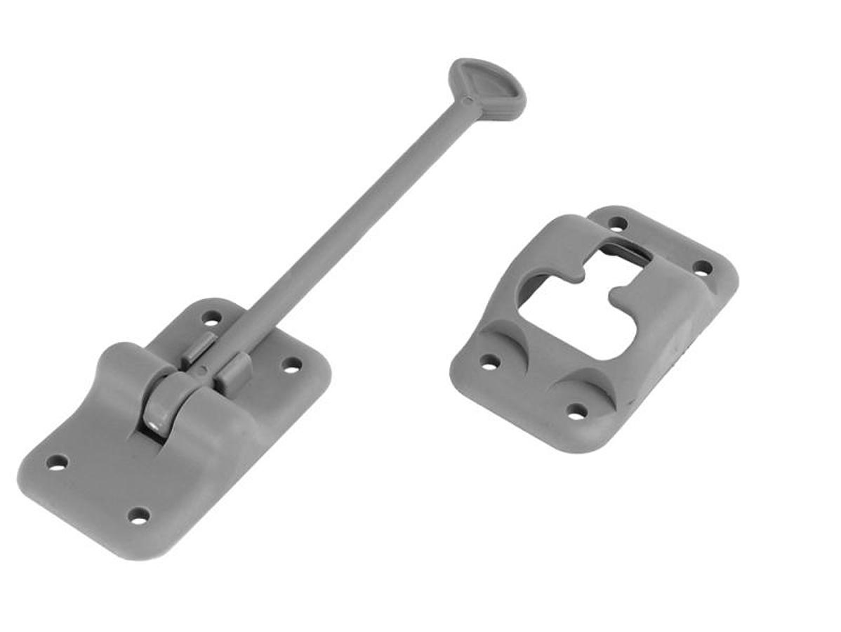 Entry Door Holder Plastic 6" - Grey