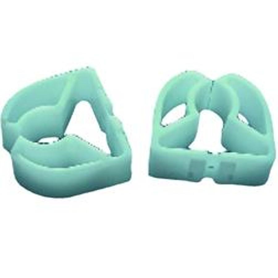 Plastic Clamp - White - 2/pack