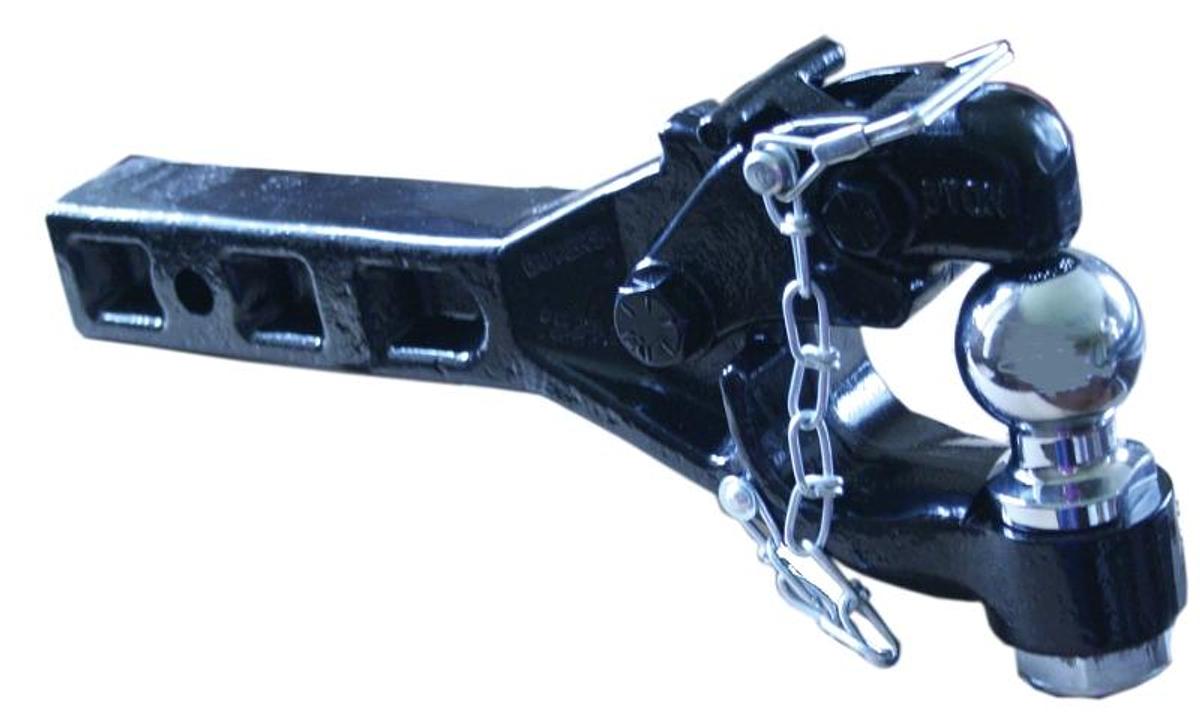 Pintle Hook Combination 2 Inch Receiver Mount 12,000 Lb