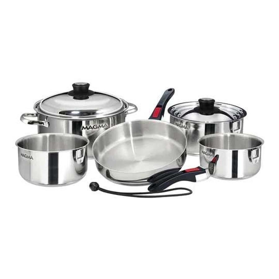 Magma Induction Cookware Nestable 10pc Stainless Steel