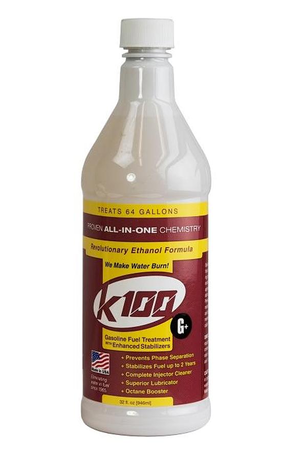 K100g+ Gasoline Fuel Treatment  With Enhanced Stabilizers 32 Ounce
