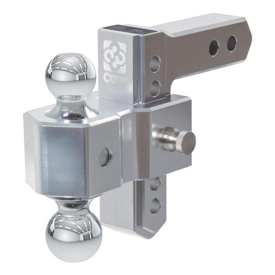 Curt Alumalite Adjustable Ball Mount - 5-1/2" Drop