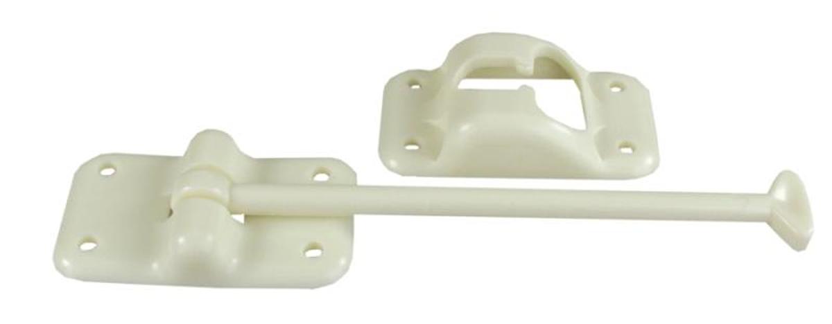 T Style Door Holder - 6" Colonial White
