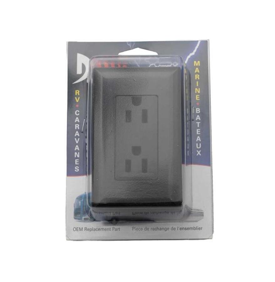 Receptacle Self Contained - Black