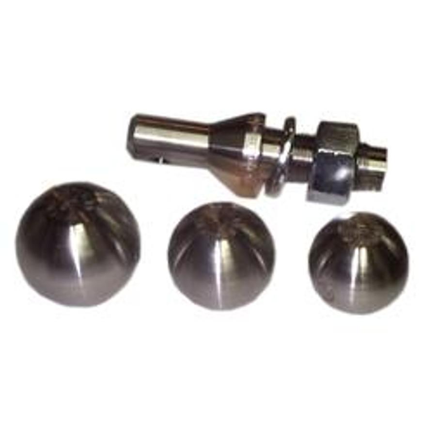 Convert - A - Ball Sets, Stainless Steel, 1" Standard Shank, 1-7/8', 2" And 2-5/16" Balls