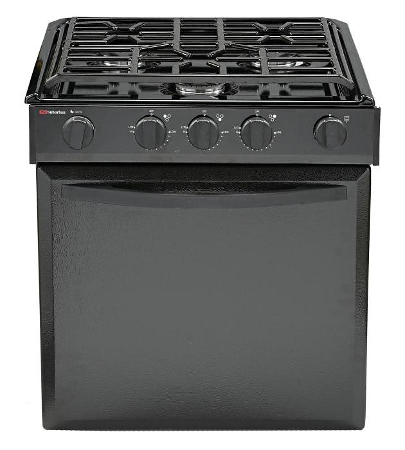 Range 3 Burner 22"-black Piezo