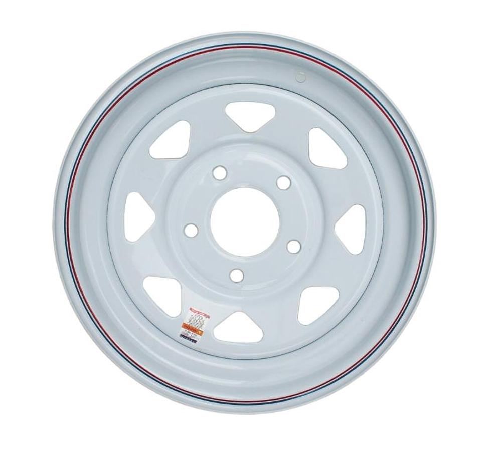 Wheel 15x5 5 On 5.0 White Spoke