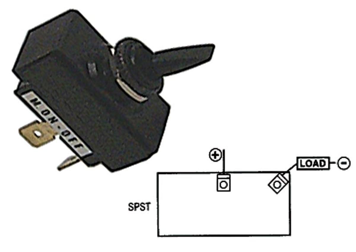 Switch Toggle Off Momentary On Single Pole 15amp