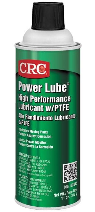 Crc Power Lube Ind High Performance Lubricant With Ptfe  11 Oz.